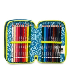 Astuccio scuola 3 zip SJ Glitzled Boy
