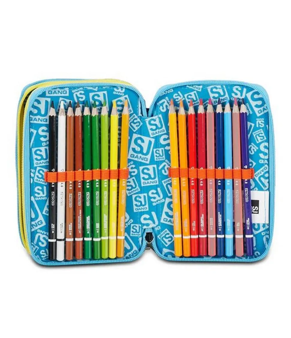 Astuccio scuola 3 zip SJ Go to Space