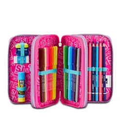 Astuccio scuola 3 zip SJ Magicance