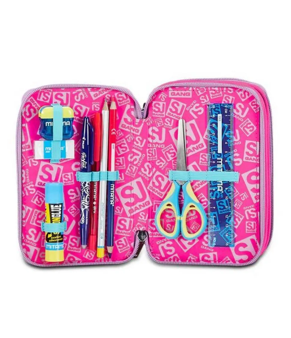 Astuccio scuola 3 zip SJ Magicance