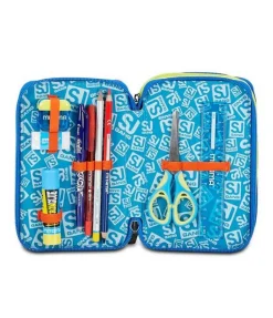 Astuccio scuola 3 zip SJ Realbasket