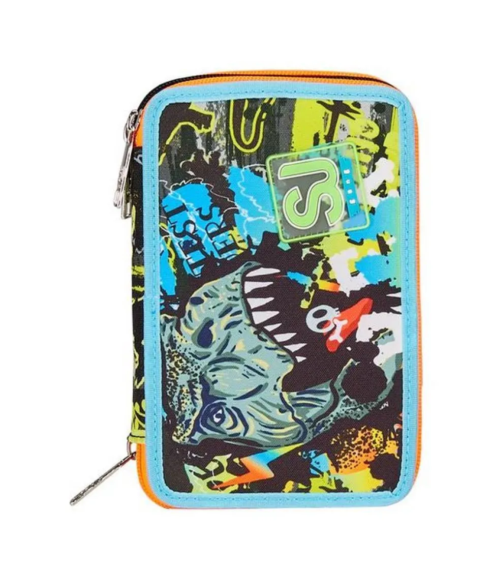 Astuccio scuola 3 zip SJ Rexme