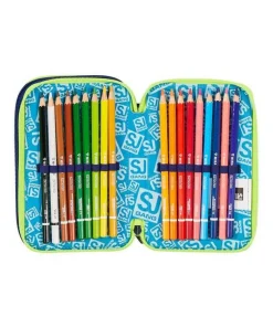 Astuccio scuola 3 zip SJ Sharkstory