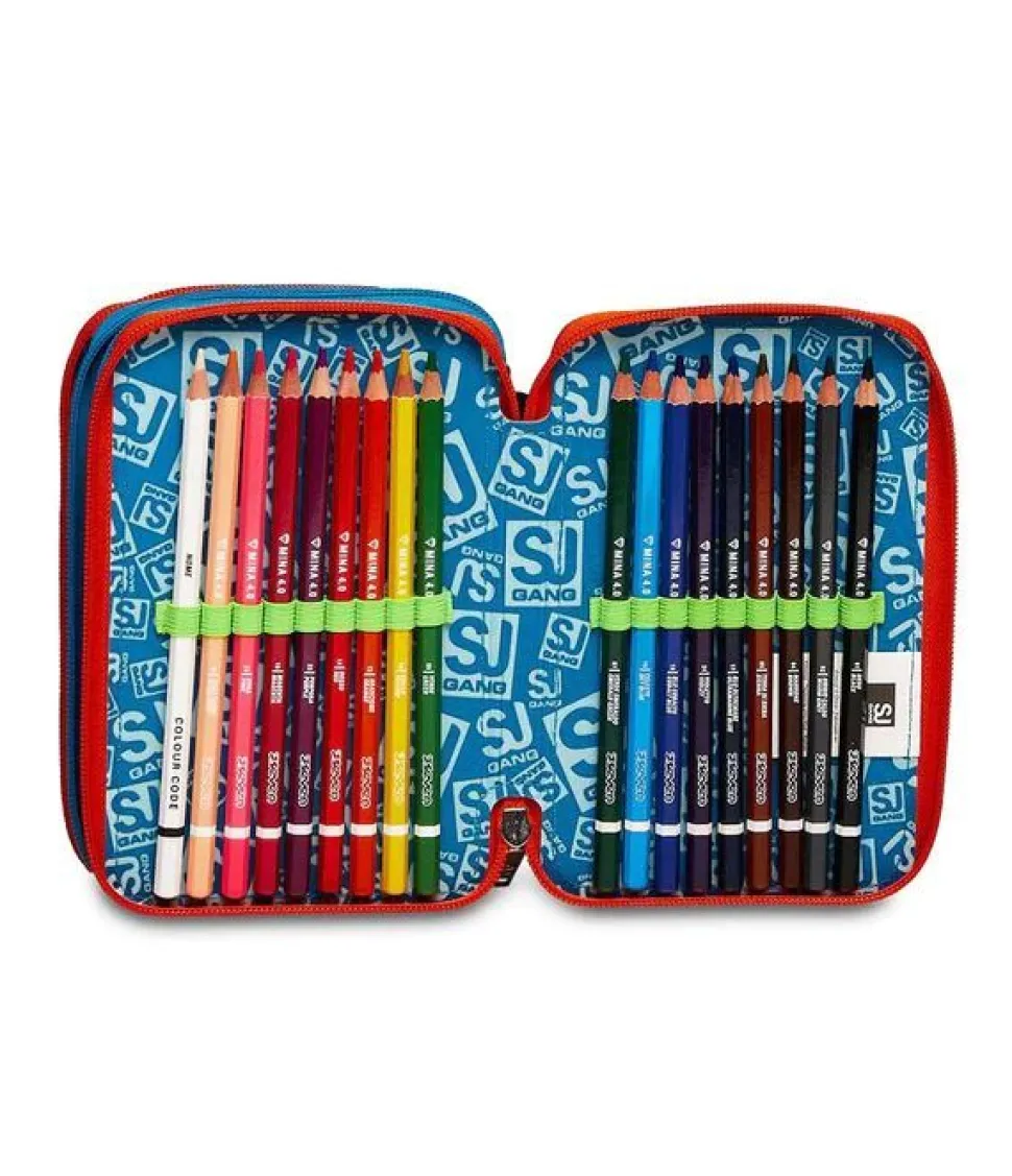 Astuccio scuola 3 zip SJ Trickflip Boy