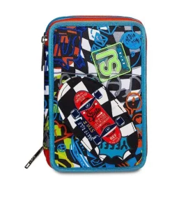 Astuccio scuola 3 zip SJ Trickflip Boy
