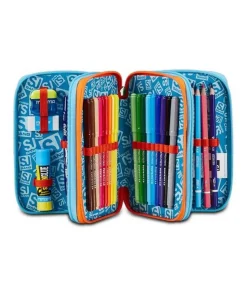 Astuccio scuola 3 zip SJ Trickyled