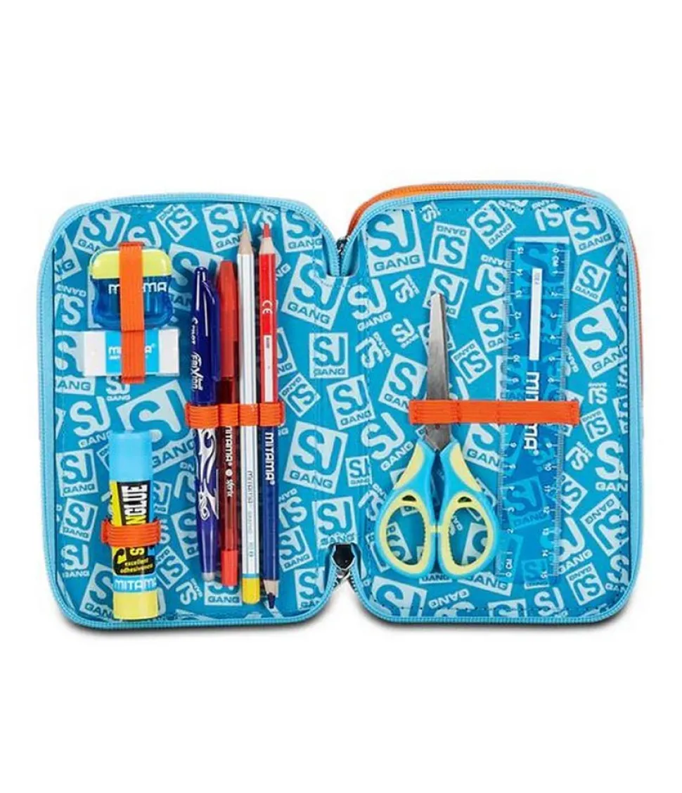 Astuccio scuola 3 zip SJ Trickyled