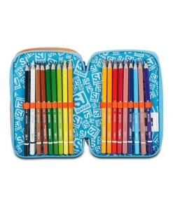 Astuccio scuola 3 zip SJ Trickyled