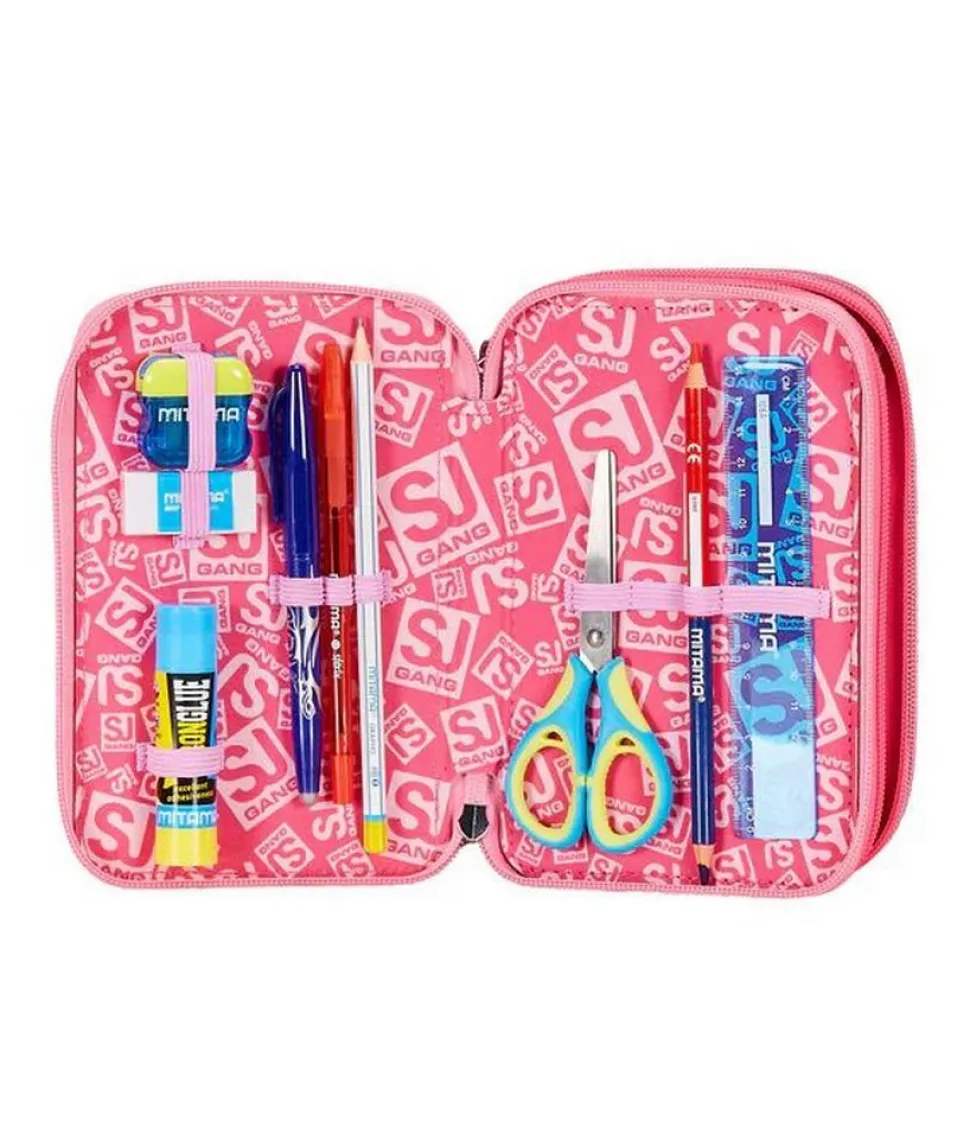 Astuccio scuola 3 zip SJ Unibraid