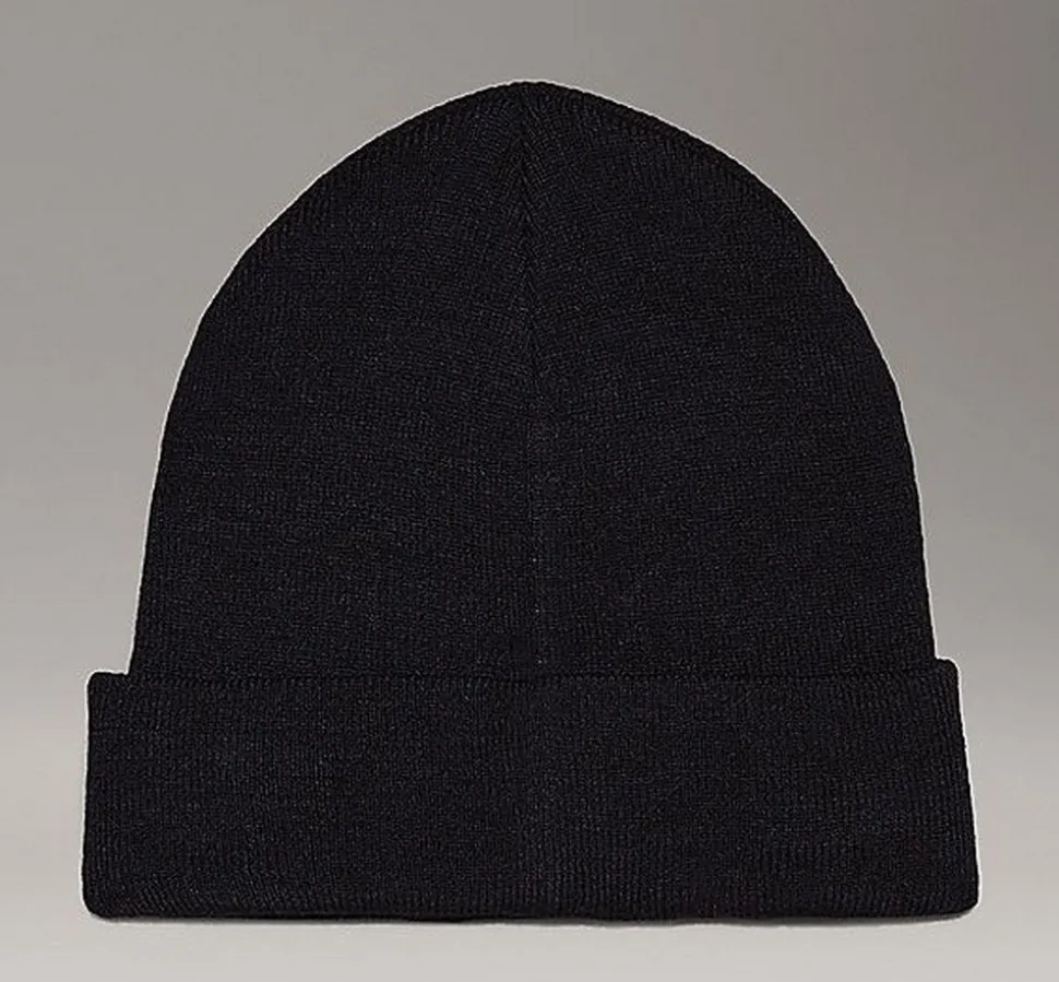 Berretto Calvin Klein Monogram Beanie Nero