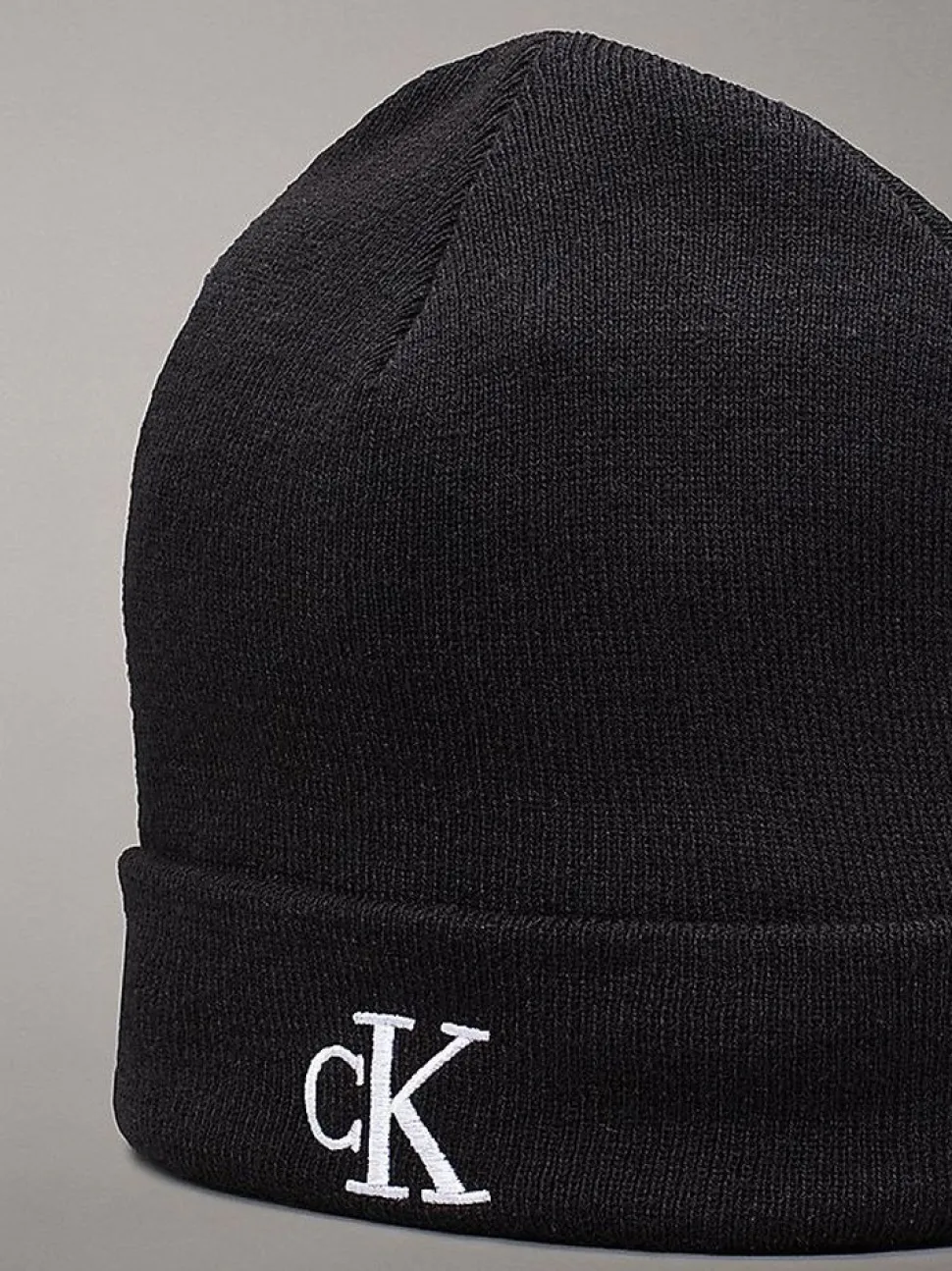 Berretto Calvin Klein Monogram Beanie Nero