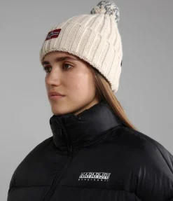 Berretto donna Napapijri Semiury W Avorio