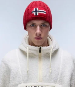 Berretto Napapijri Semiury Rosso Goji