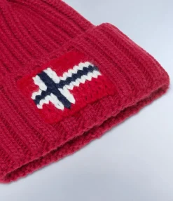 Berretto Napapijri Semiury Rosso Goji