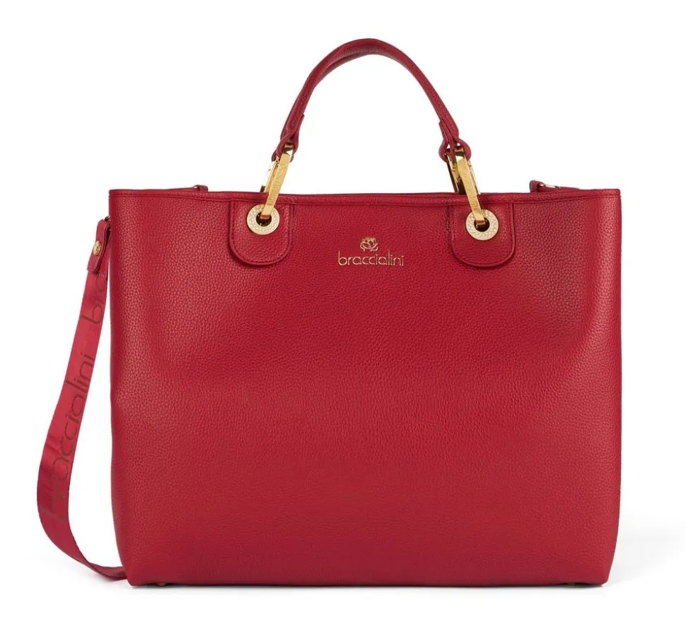 Borsa a mano Braccialini Beth Rossa