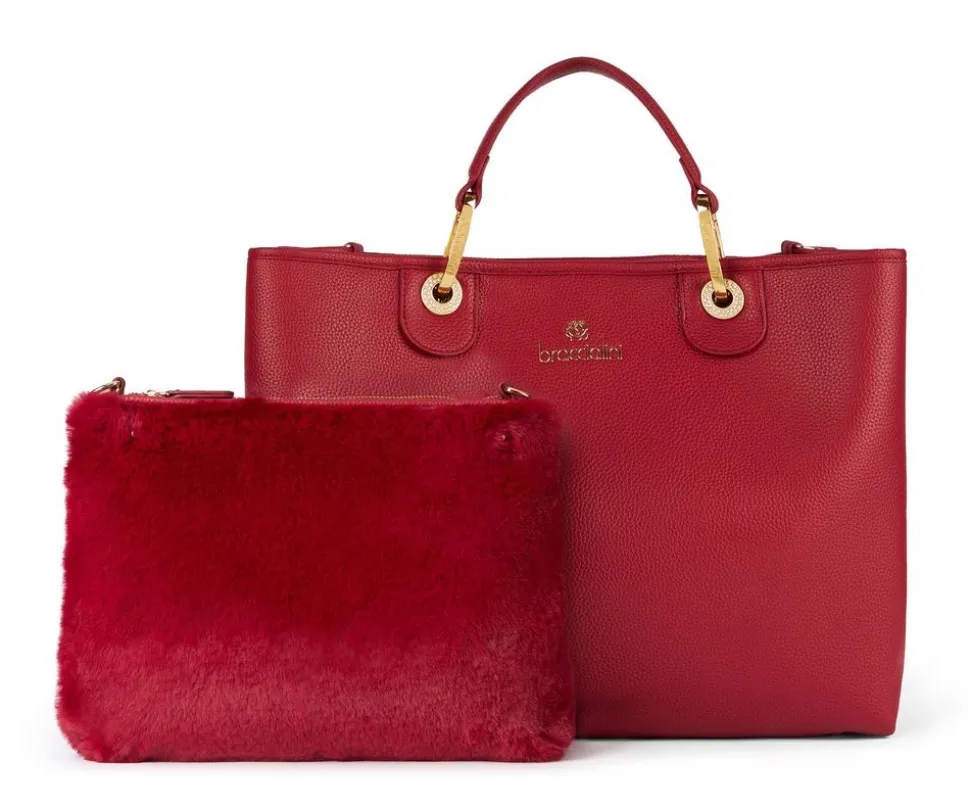 Borsa a mano Braccialini Beth Rossa
