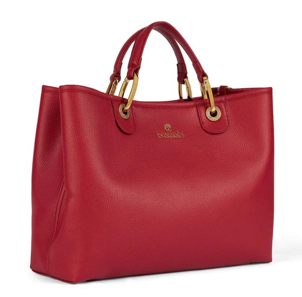 Borsa a mano Braccialini Beth Rossa
