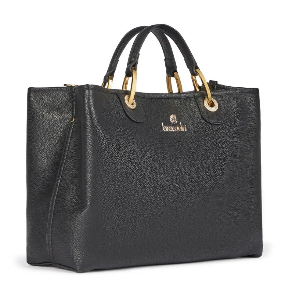 Borsa a mano Braccialini Beth Nera