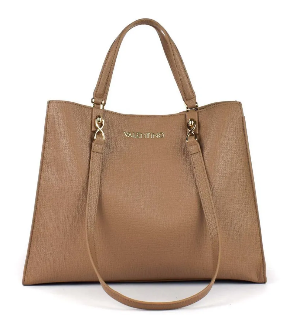 Borsa a mano e spalla Valentino Bags Stereo RE 01 Beige