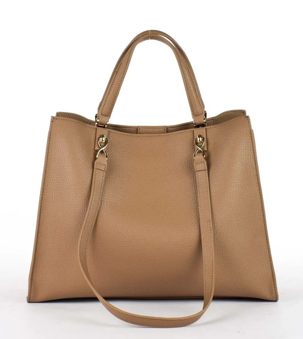 Borsa a mano e spalla Valentino Bags Stereo RE 01 Beige