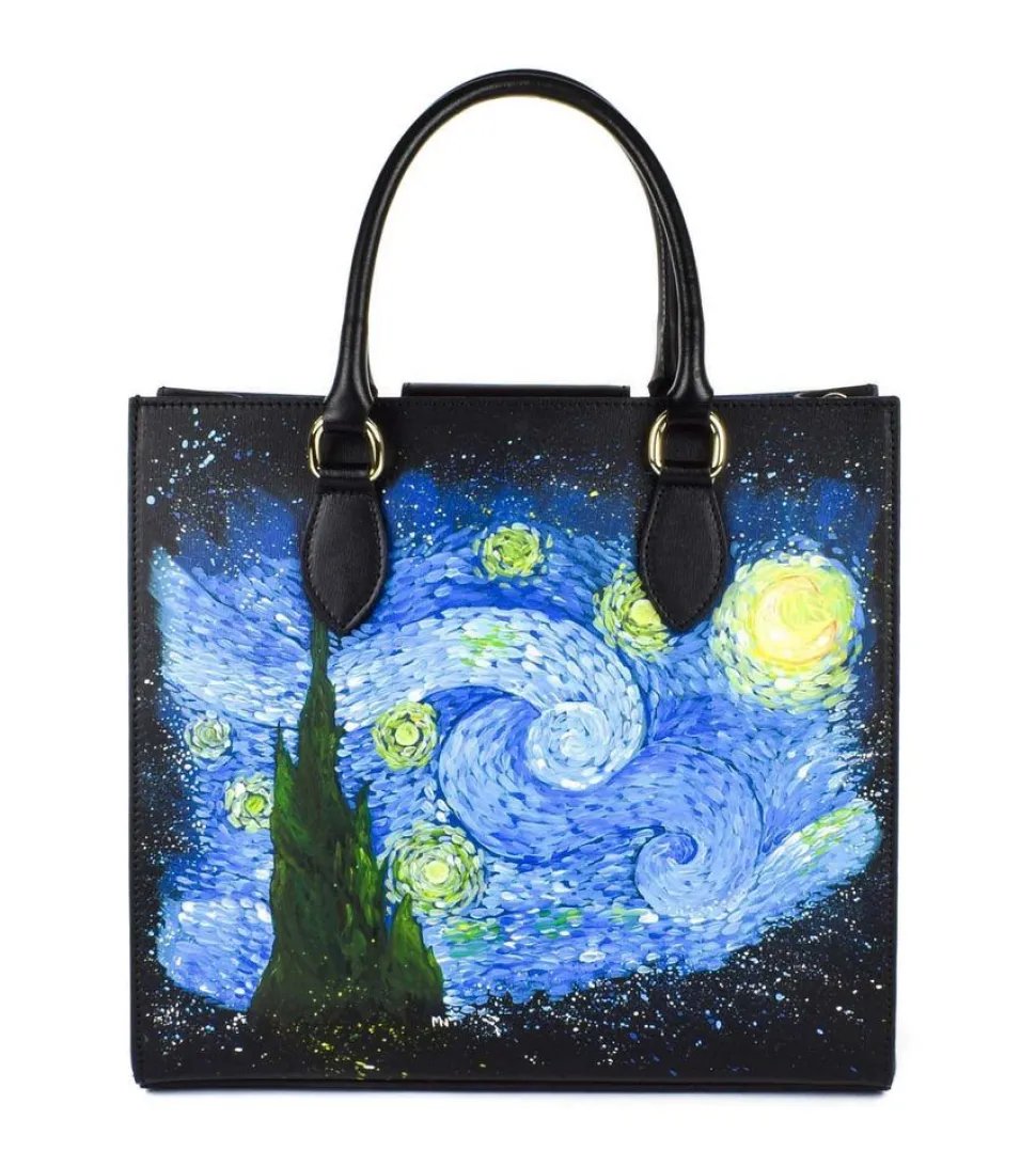 Borsa a mano e tracolla Artist 01 "La Notte Stellata"