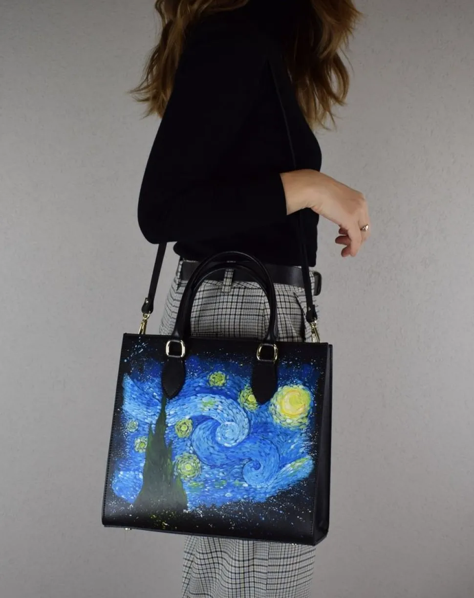 Borsa a mano e tracolla Artist 01 "La Notte Stellata"