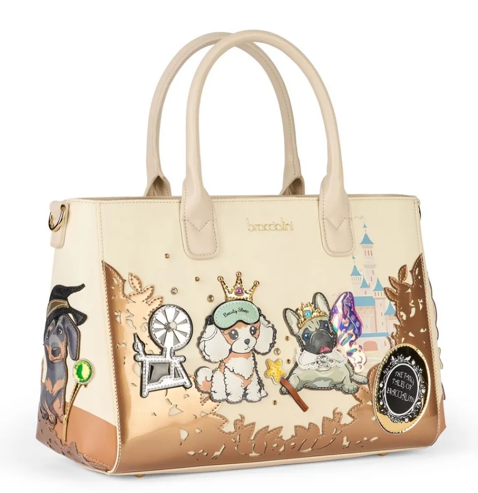 Borsa a mano e tracolla Braccialini Allround La Bella Addormentata