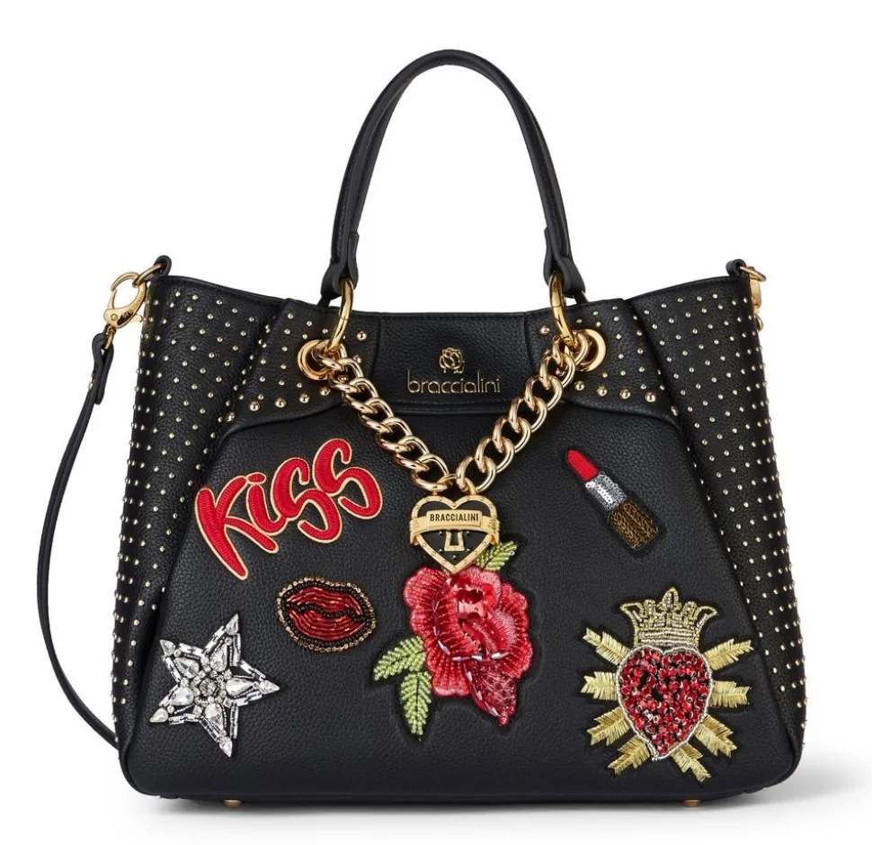 Borsa a mano e tracolla Braccialini Rock