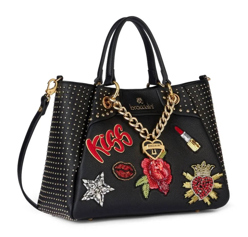 Borsa a mano e tracolla Braccialini Rock