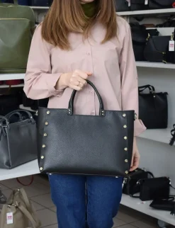 Borsa a mano e tracolla 20140 Cuoio