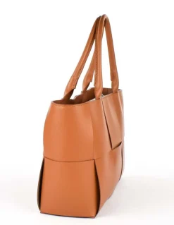 Borsa a mano e tracolla 20128 Cuoio
