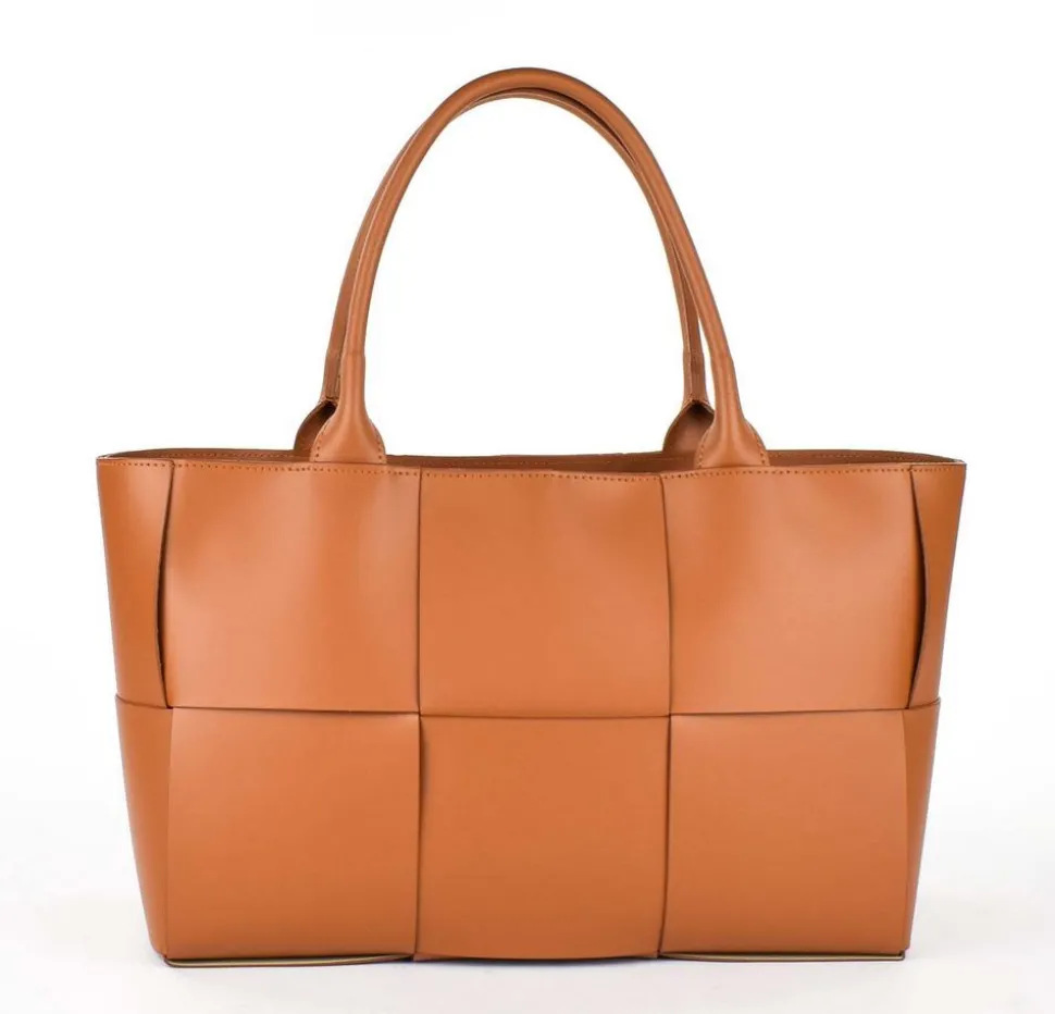 Borsa a mano e tracolla 20128 Cuoio