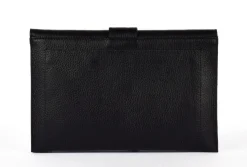 Borsa a mano e tracolla in pelle 20067 Nera