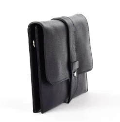 Borsa a mano e tracolla in pelle 20067 Blu