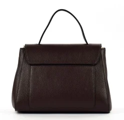 Borsa a mano e tracolla in pelle 20017 moro