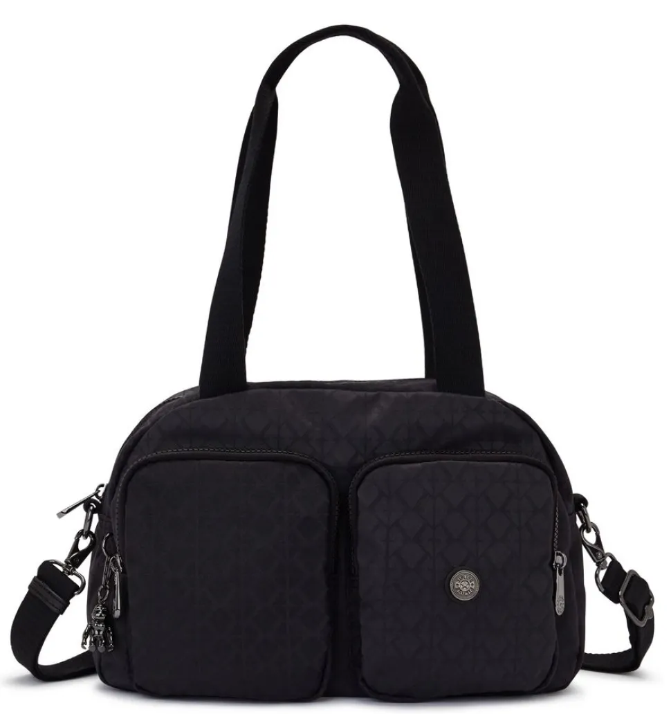Borsa a mano e tracolla Kipling Cool Defea Signature Blk Q