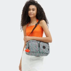 Borsa a mano e tracolla Kipling Cool Defea Abstract Print