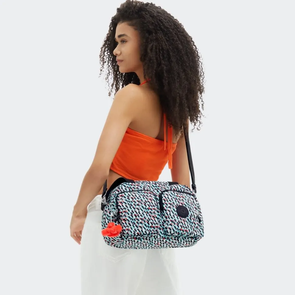 Borsa a mano e tracolla Kipling Cool Defea Abstract Print