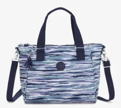 Borsa a mano e tracolla Kipling Amiel Brush Stripes