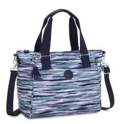 Borsa a mano e tracolla Kipling Amiel Brush Stripes