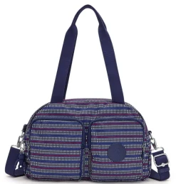 Borsa a mano e tracolla Kipling Cool Defea Blue Geo Print