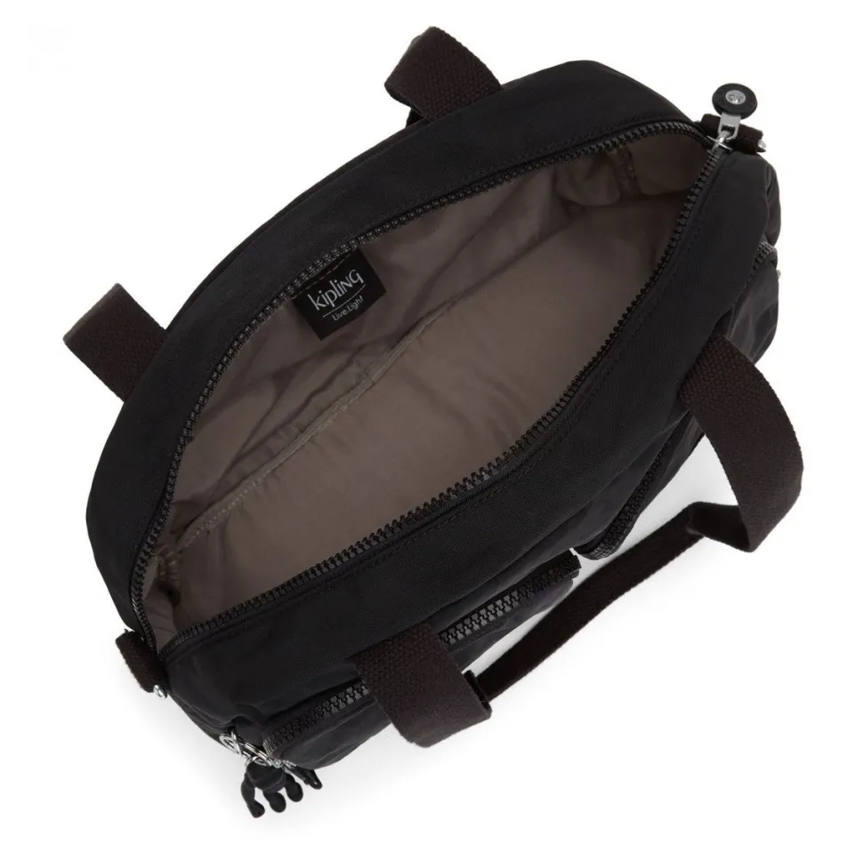 Borsa a mano e tracolla Kipling Cool Defea Black Noir