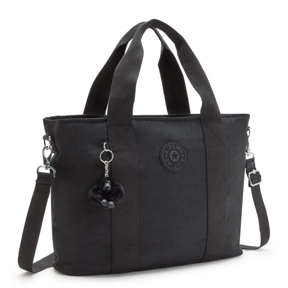 Borsa a mano e tracolla Kipling Minta L Black Noir
