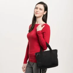 Borsa a mano e tracolla Kipling Asseni Mini KI7149 Black Noir