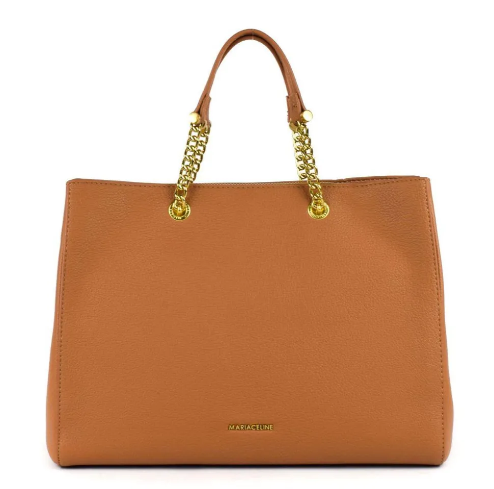 Borsa a mano e tracolla Maria Celine Julie 02 Taupe