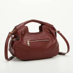 Borsa a mano e tracolla Mimì-Muà Bordeaux