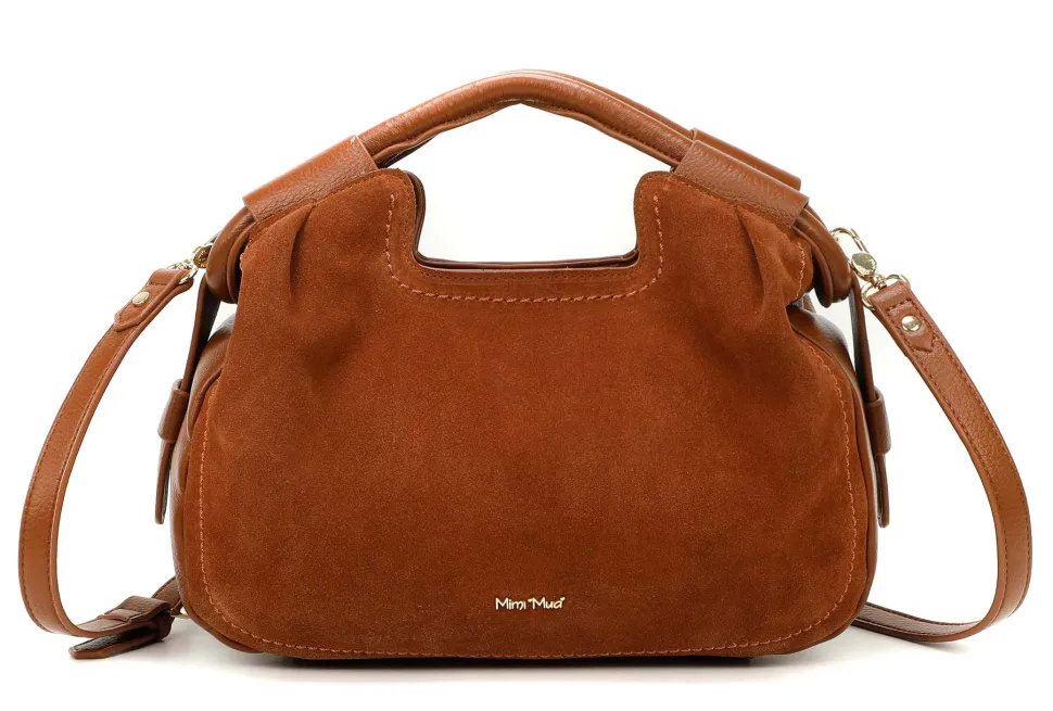 Borsa a mano e tracolla Mimì-Muà Cuoio