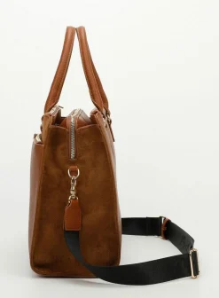 Borsa a mano e tracolla Mimì-Muà Cuoio