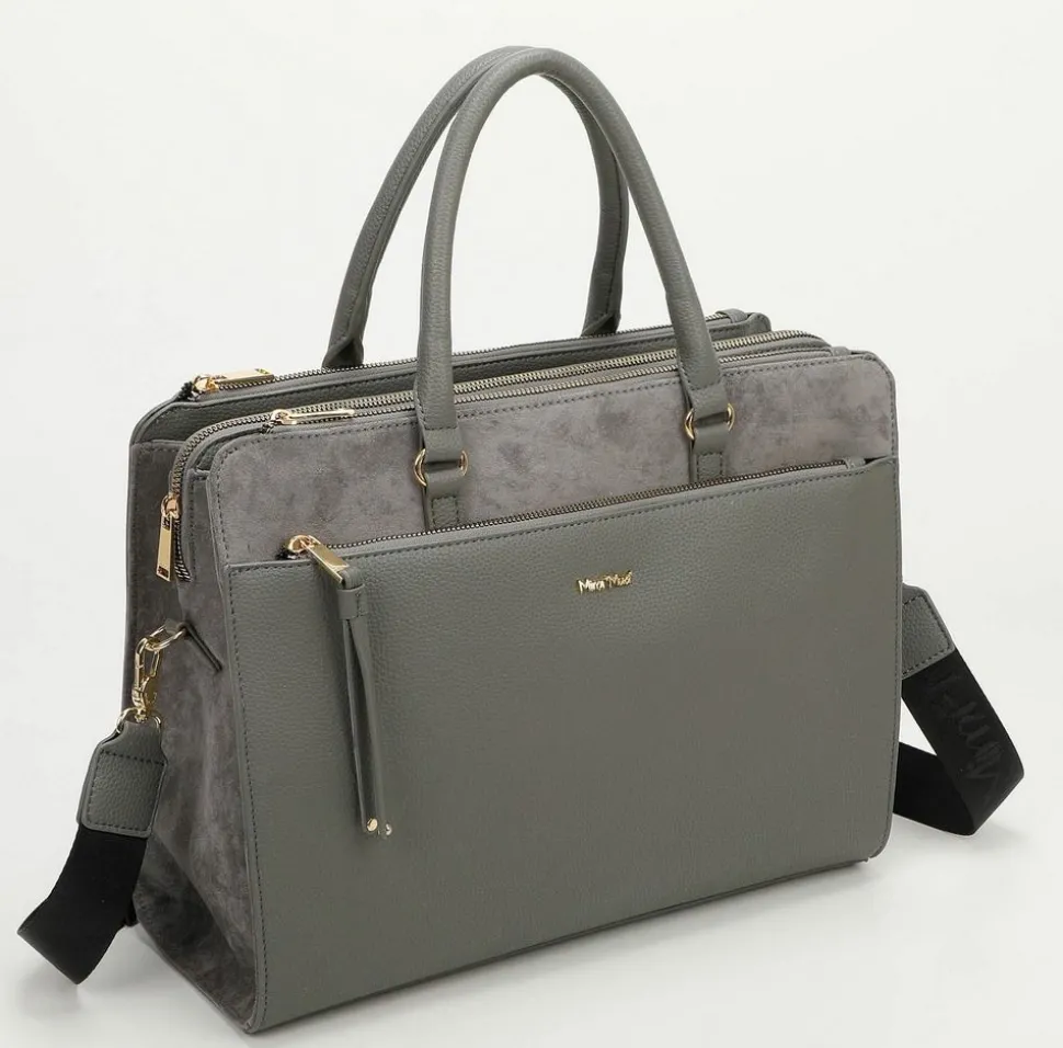 Borsa a mano e tracolla Mimì-Muà Grigia
