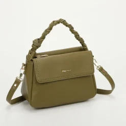 Borsa a mano e tracolla Mimì-Muà Verde Oliva